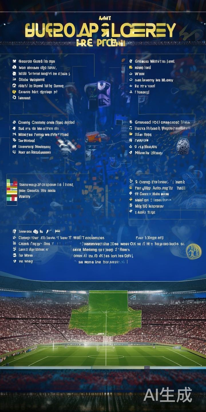 欧洲杯的赛事安排涉及到详细的时间规划与场地安排，旨